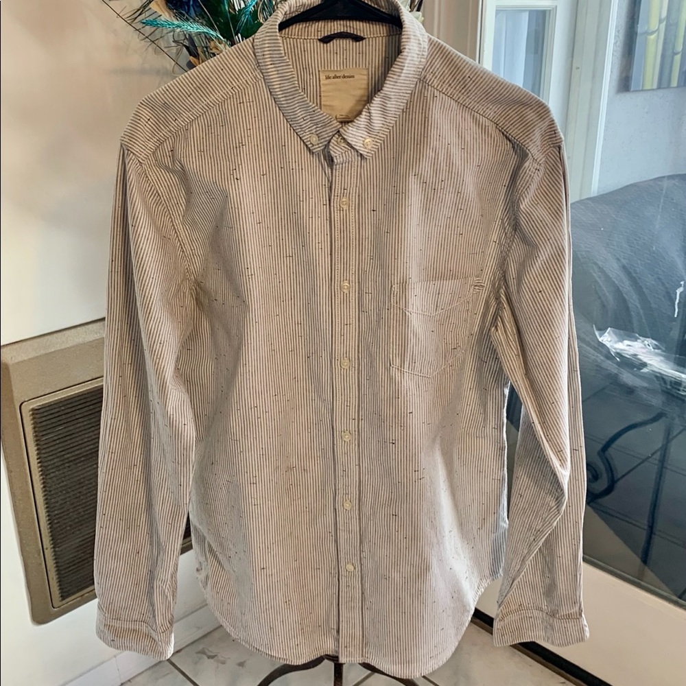 Life After Denim Striped Button Down Shirt - image 2
